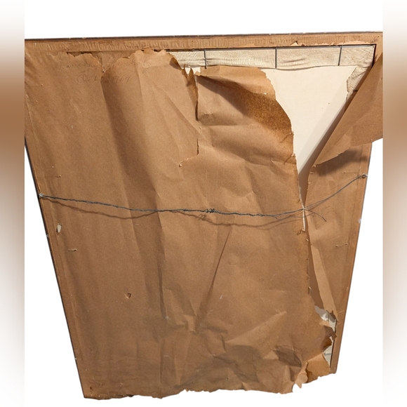 60s 70s Vintage Large Crewel Embroidery of Tropical Birds, Parrots, 23x25 MCM - Picture 3 of 12